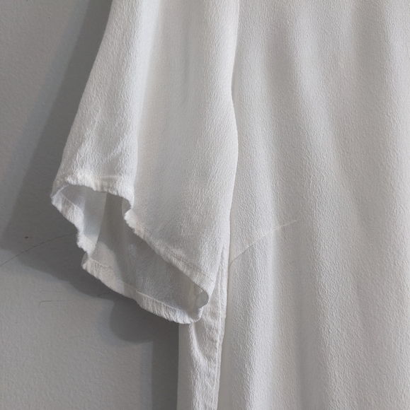 H&M Crepe Blouse, White, US 6 - Picture 9 of 9
